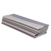 Reversible Outdoor Rug - Plastic - 9' x 12' - Grey/Beige