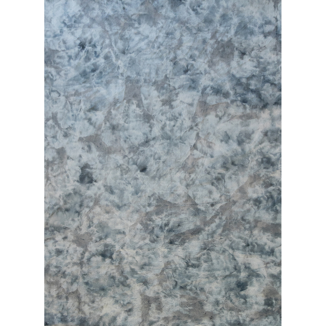 Korhani Home - Interior Rug - Fullbright - 5-ft x 7-ft - Polyester - Blue