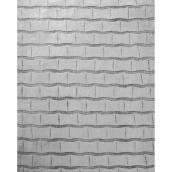 Tapis d'intérieur Raaka de Kormani Home, 8,7 pi x 6,56 pi, gris