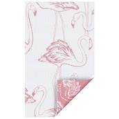 Korhani Kalev Outdoor Polypropylene Rug - Flamingo Print - 3-ft W x 5-ft L