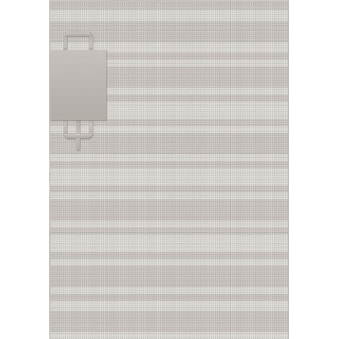 Studio Beige Rectangular Outdoor Area Rug (5-ft x 7-ft)