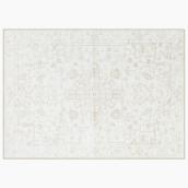 Tapis décoratif en polyester Sintra Korhani, 5 x 7 pi, beige et crème