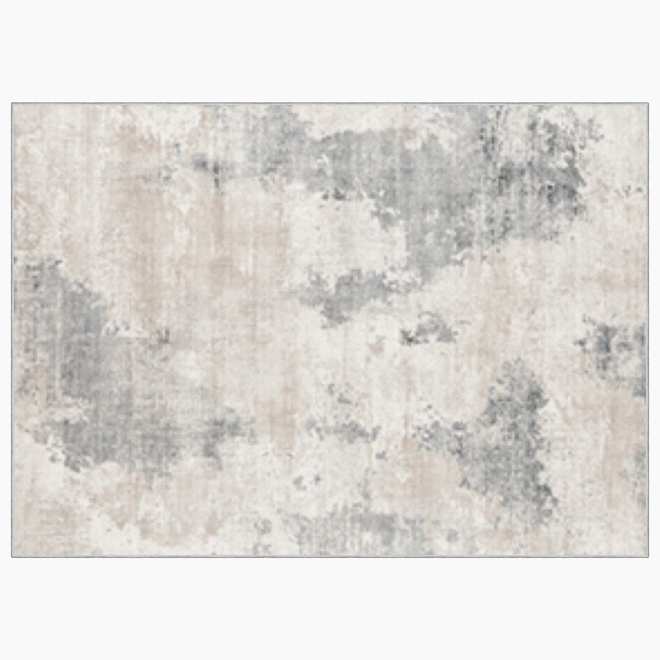 Korhani Melilla Decorative Polyester Area Rug - 5 x 7-ft - Beige and Brown