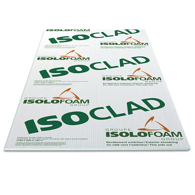 Isoclad Air-Barrier Panel - 1 1/2" x 4' x 9'