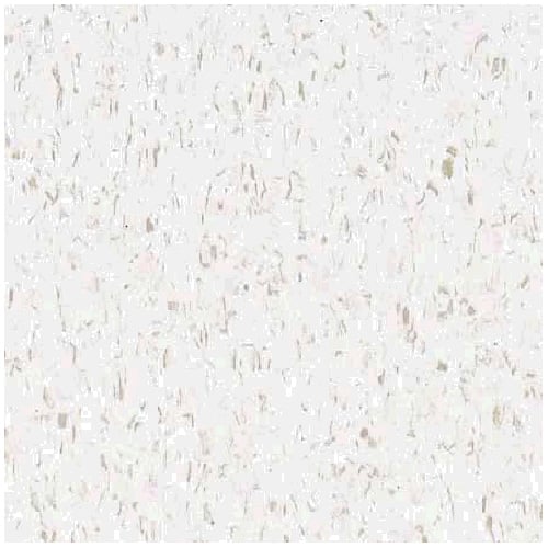 Vintage Atco 4-3/8" Glossy Speckled Ceramic Tile - Gold Sparkle Dust On White - Self-Spacing - USA Made (Single)