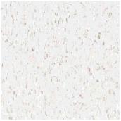 Commercial VCT Vinyl Floor Tile 12-in x 12-in Speckled White