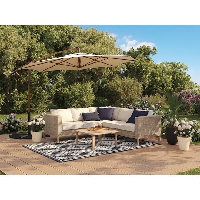 Landon & Co. Hydrangea Artificial Plant in Polyethylene 37-in - White