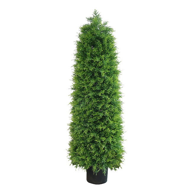 Landon & Co. Artificial Cedar in Polyester 36-in - Green