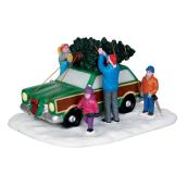 Christmas Tree Transport - Village Figures
