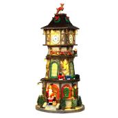 Village miniature « Horloge de Noël »