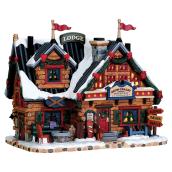 Illuminated Après-Ski Lodge - 17 cm x 20.2 cm x 11.9 cm