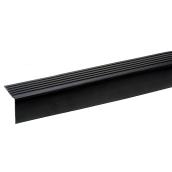 Nez de marche en vinyle noir pour bordure d'escalier 3'