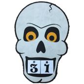 Calendrier Haunted Living en forme de crâne, 15 po