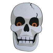 Masque de crâne Haunted Living, décoration murale, 33 po