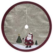 Holiday Living Christmas Tree Skirt with Santa 48-in