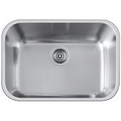 Blanco Essential U 1.0 Single Sink - 24-in x 17-in - Stainless Steel