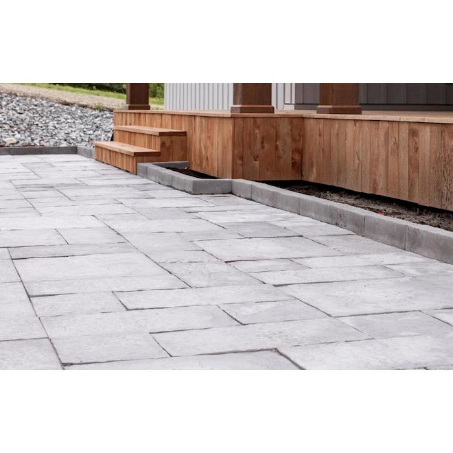 Patio Drummond 24 x 12-in Grey Concrete Slate Slab