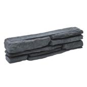 Bloc pour muret de jardin - 4,5 po x 17,5 po - Gris ardoise