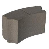 Patio Drummond BBQ Block for Outdoor Fireplace - Concrete - Grey - 13 3/4-in L x 6 1/2-in W x 4 1/2-in H