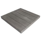 Patio Drummond Foresta Slab - Concrete - Dark Grey - 19 3/8-in L x 19 3/8-in W x 1 1/2-in H