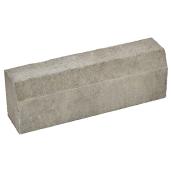 Patio Drummond Moderno Universal Curb Stone - For Landscaping - Charcoal Grey - 8-in L x 6-in W x 4-in H
