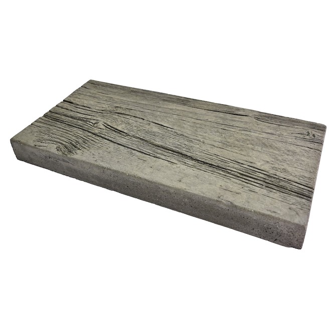 Patio Drummond Sequoia 12 x 24-in Dark Grey Woodgrain Slab