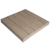 Dalle de béton Rustica Patio Drummond 15 x 15 po carrée grise