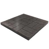 Dalle de béton imitation brique Patio Drummond 24 x 24 po carrée charbon