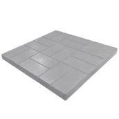 Dalle de béton imitation brique Patio Drummond 24 x 24 po carrée grise