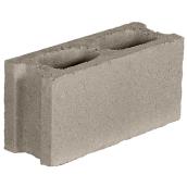 Shaw Brick ConcreteHollow Block - Grey - Standard - 15-in L x 6-in W x 7 1/2-in H