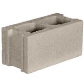 Shaw Brick Hollow Concrete Block - Grey - Standard - 15-in L x 8-in W x 7 1/2-in H