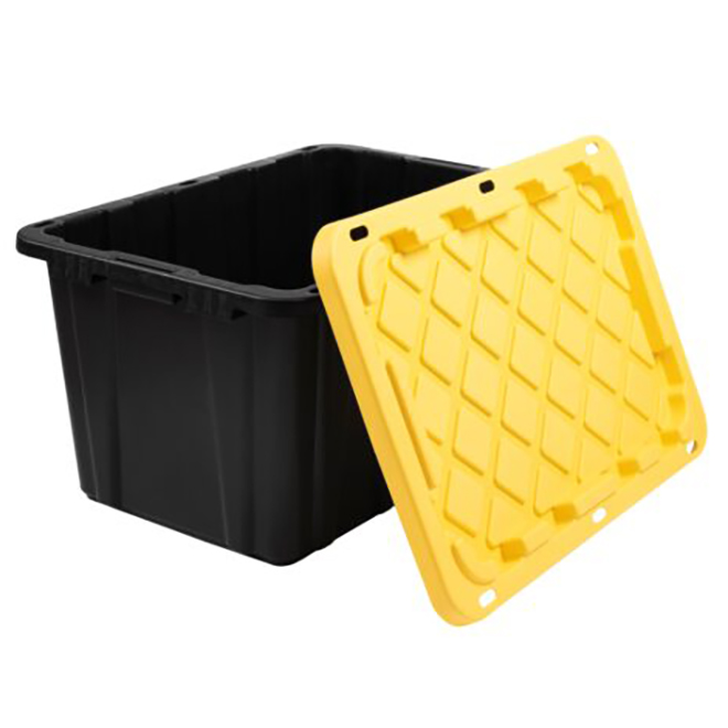 Bac De Rangement Boite Plastique Transparent 20 Litres ( Lot De 2 ) Multibox à Fermeture