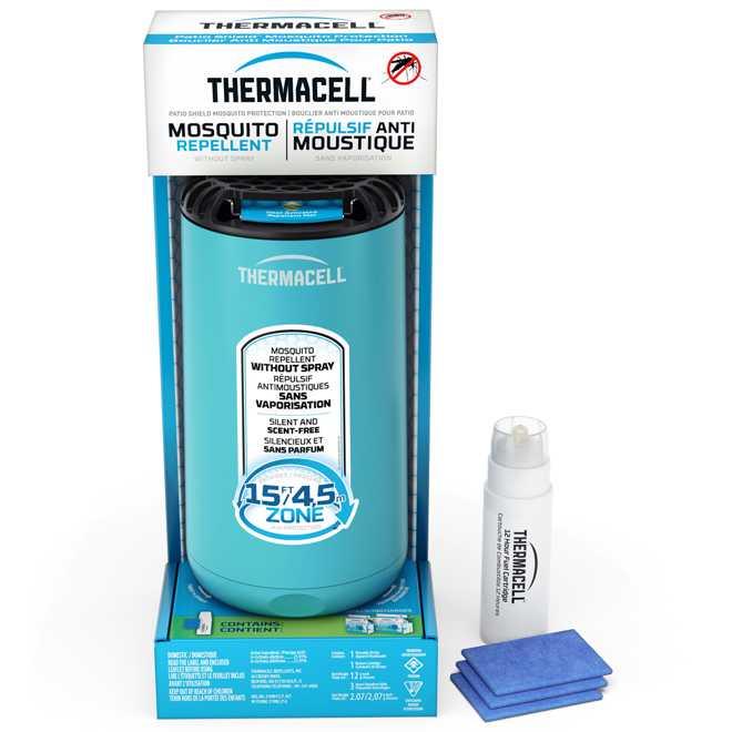 Thermacell Mosquito Repellent, Patio Shield - Glacial Blue