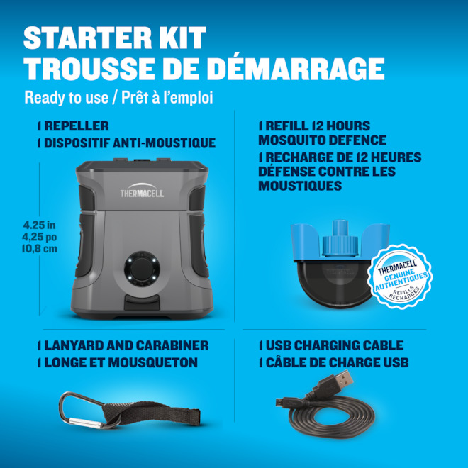 Thermacell EX902 6 M/9 Hours Rechargeable Mosquito Repellent