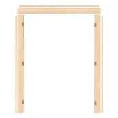 Metrie Double Pre-Machined Door Frame - 11/16-in T x 4 9/16-in W x 84-in L - Pine - Natural