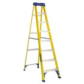 Louisville Ladder 8 ft Fiberglass Step Ladder, load capacity 250 lbs. Type I duty rating