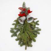 Gerbes avec cloches décoration fraîche de Noël Devry Greenhouse