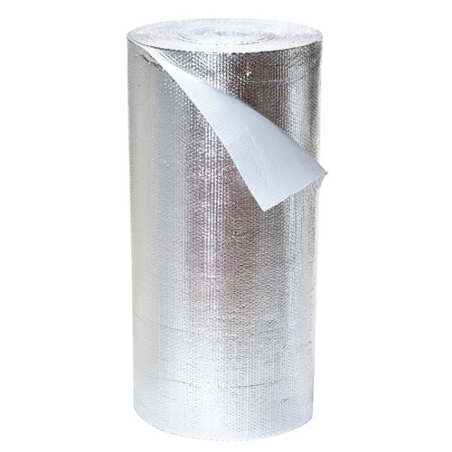 Rouleau isolation thermique en aluminium réfléchissant 50m Isolant  aluminisé