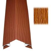 Aluminum Outside Corner Moulding - 1/2'' x 10' - Cedar