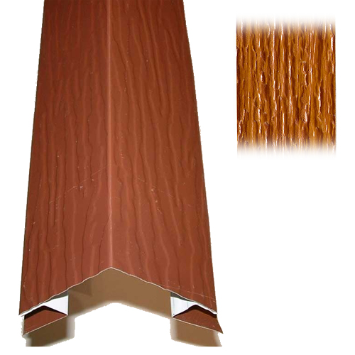 Aluminum Outside Corner Moulding 1'' x 10' Cedar PQOC1CE RONA