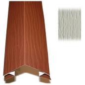 Taiga Outside Corner Moulding - Mist Grey - Aluminum - 10-ft L x 1-in W
