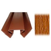 Moulure de coin intérieur en aluminium, 10', cèdre
