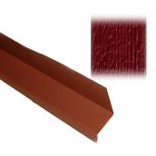 Canexel Taiga Drip Cap Moulding - Country Red - Aluminum - 10-ft L