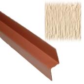 Garniture de transition extérieure Taiga, aluminium de couleur sable, 10 pi de long