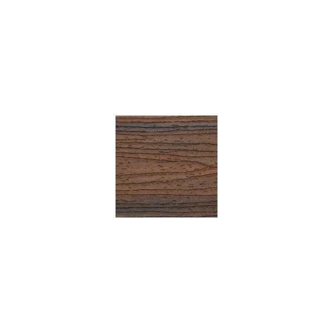 Trex Transcend Composite Deck Board - Grooved Edge - Spiced Rum - Fade Resistant