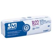Johns Manville Fibreglass Insulation - R22 - 48.96-sq. ft. - Pack of 7 - 2 x 6 Walls and Wood Framing