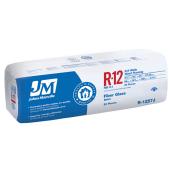 Johns Manville Fibreglass Building Insulation - R12 - 97.92-sq. ft. - Pack of 20 - 2 x 4 Walls and Wood Framing