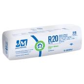 Johns Manville Fibreglass Building Insulation - R20 - 85.33-sq. ft. - Pack of 16 - Walls and Floors