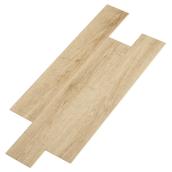 Essentiel Vinyl Floor Planks - Oak - 6-in x 36-in - 10 Pieces