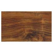 Lamelles en vinyle pour plancher, chocolat, 6 mm, 15,11 pi²